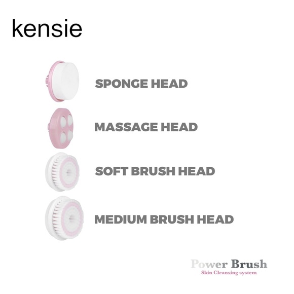 NEW Kensie Power Brush 5 in 1 Cleansing System Advanced Facial Cleansing - Picture 3 of 9